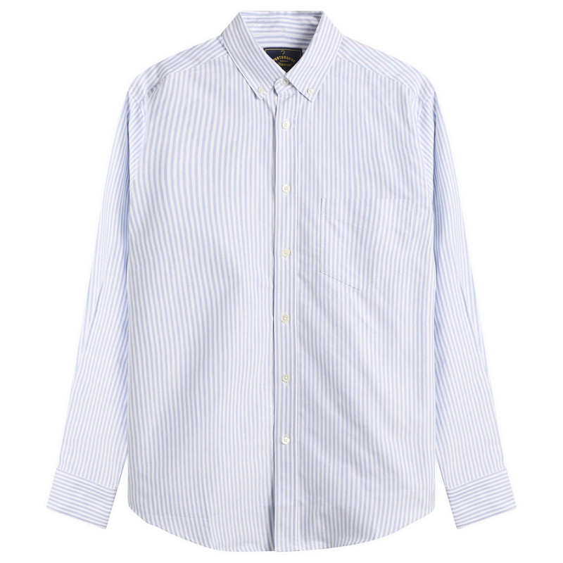 Portuguese Flannel Belavista Stripe Button Down Oxford Shirt 1