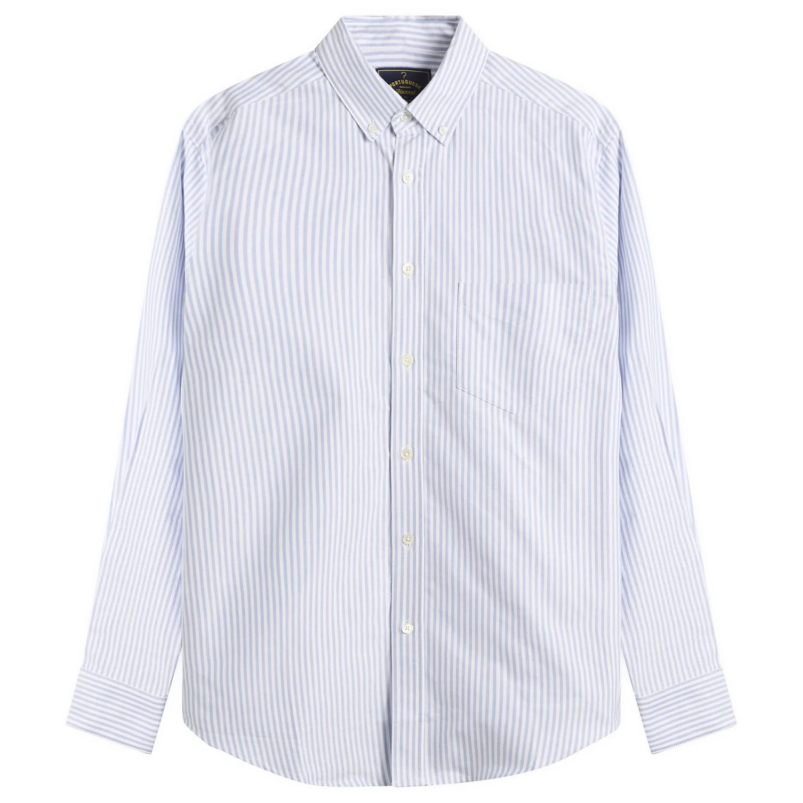 Portuguese Flannel Belavista Stripe Button Down Oxford Shirt - 1