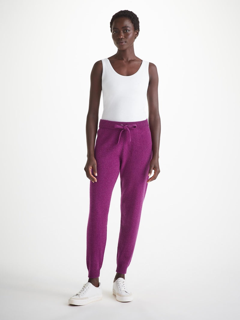 Women's Track Pants Daphne Cashmere Purple - 3