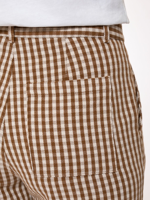 Willa Pants Gingham Oak - 5