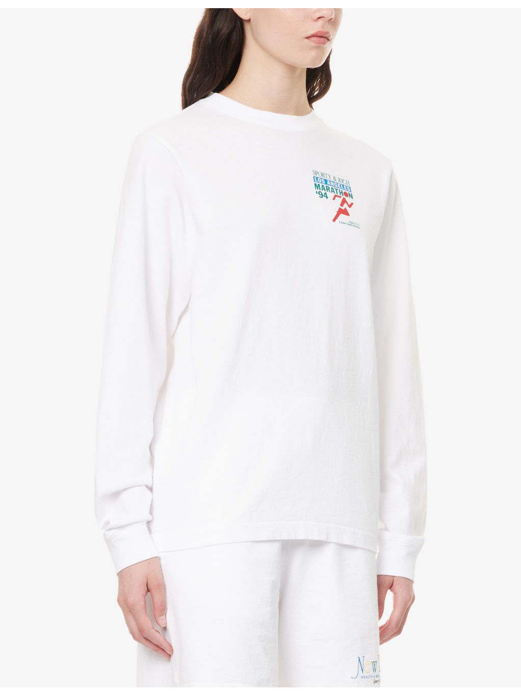 Sports Marathon Long-Sleeve Cotton-Jersey Top - 3
