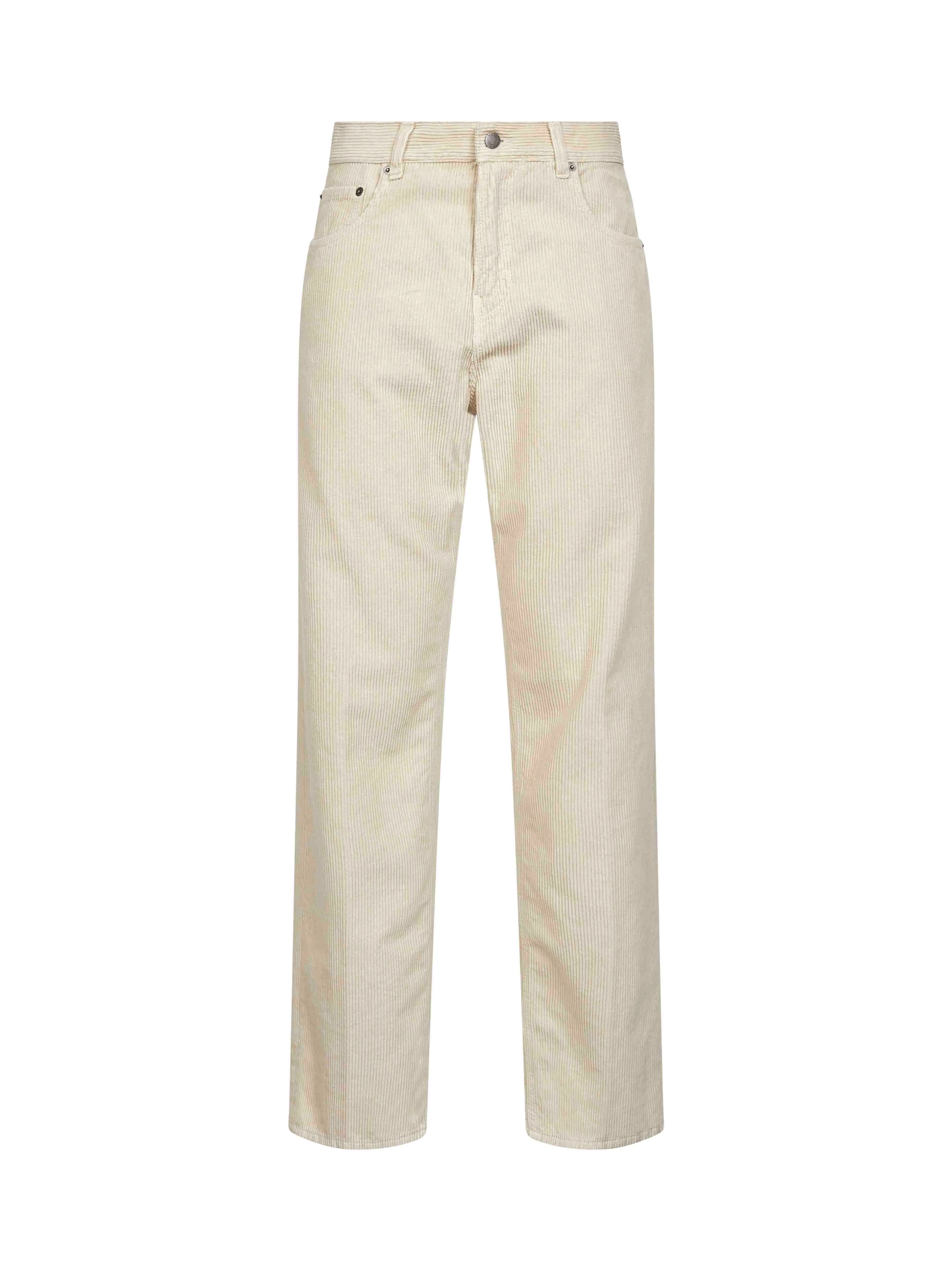 Ecru corduroy Bonnie trousers - 1