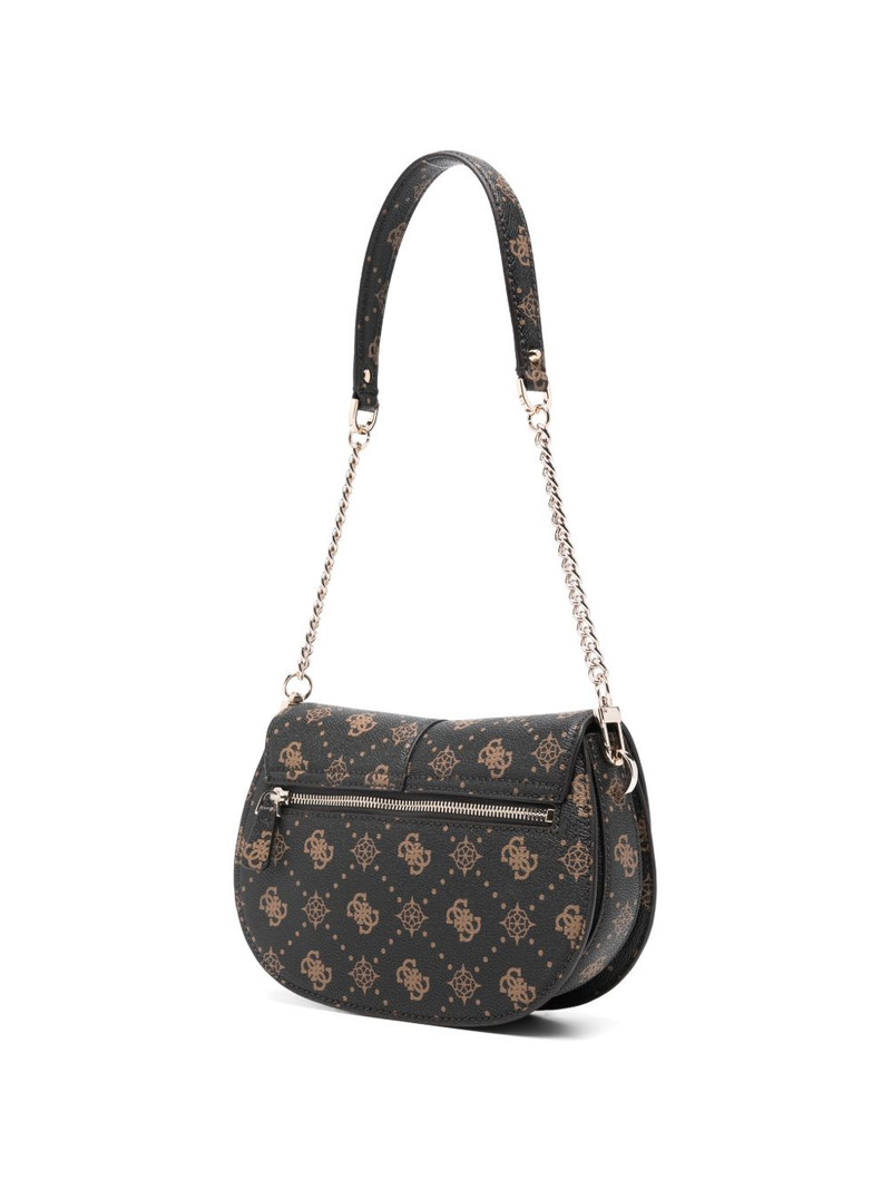 GUESS USA Carrie monogram chain shoulder bag outlook
