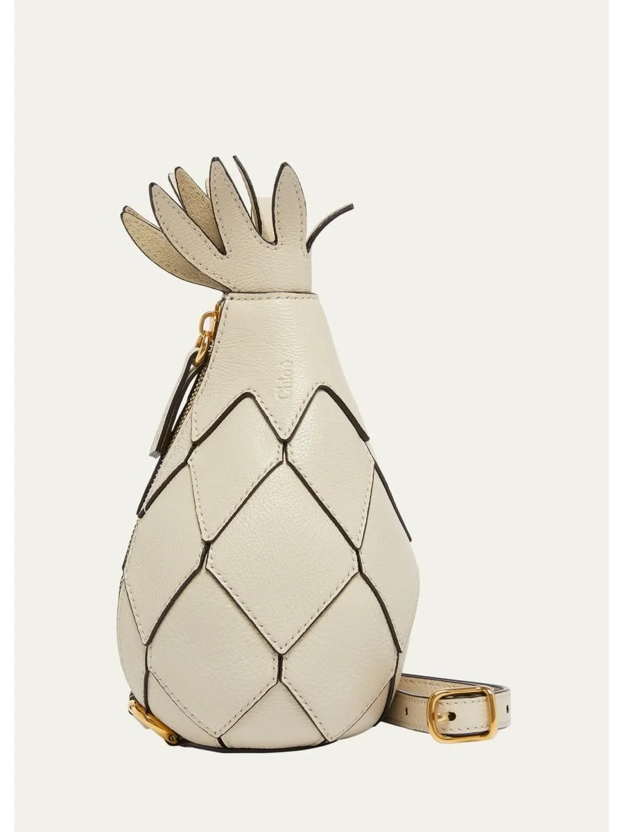 Bananas Pineapple Crossbody Bag in Calfskin Leather - 1
