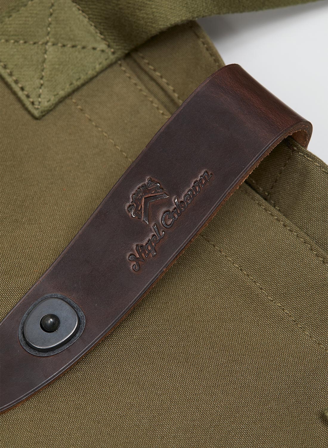 Bucket Bag Halftex Peat Label in Dark Green - 4