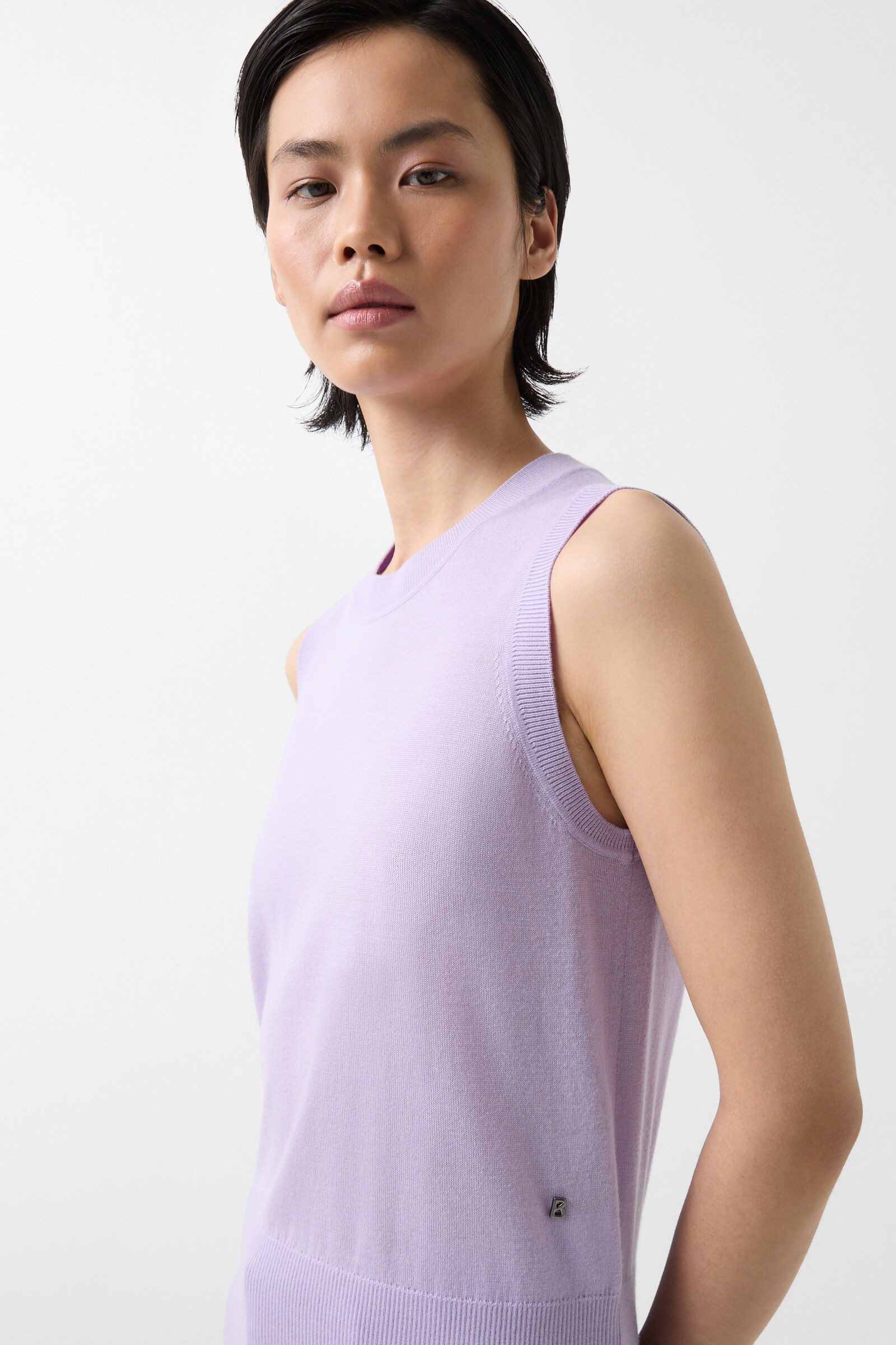 Knitted top Isola in Lilac - 4