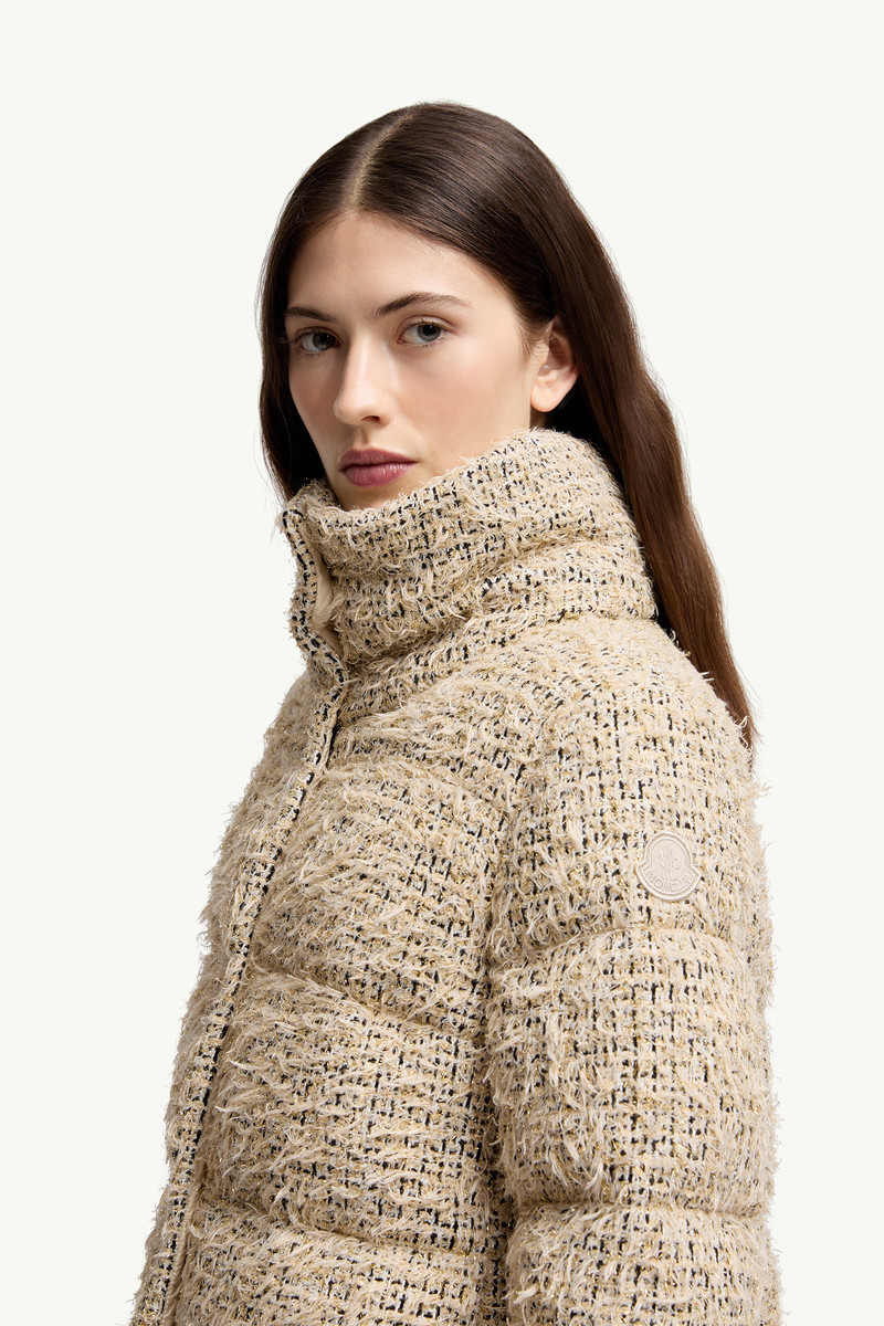 Cochelle Tweed Short Down Jacket 4