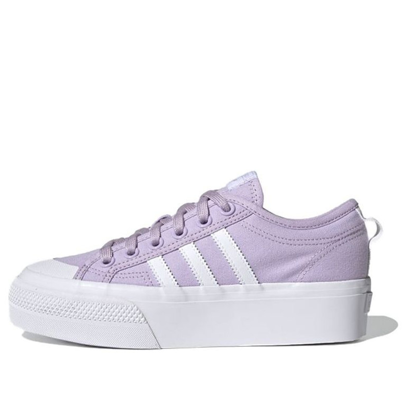 (WMNS) adidas Nizza Platform 'Purple White' FV5455 - 1