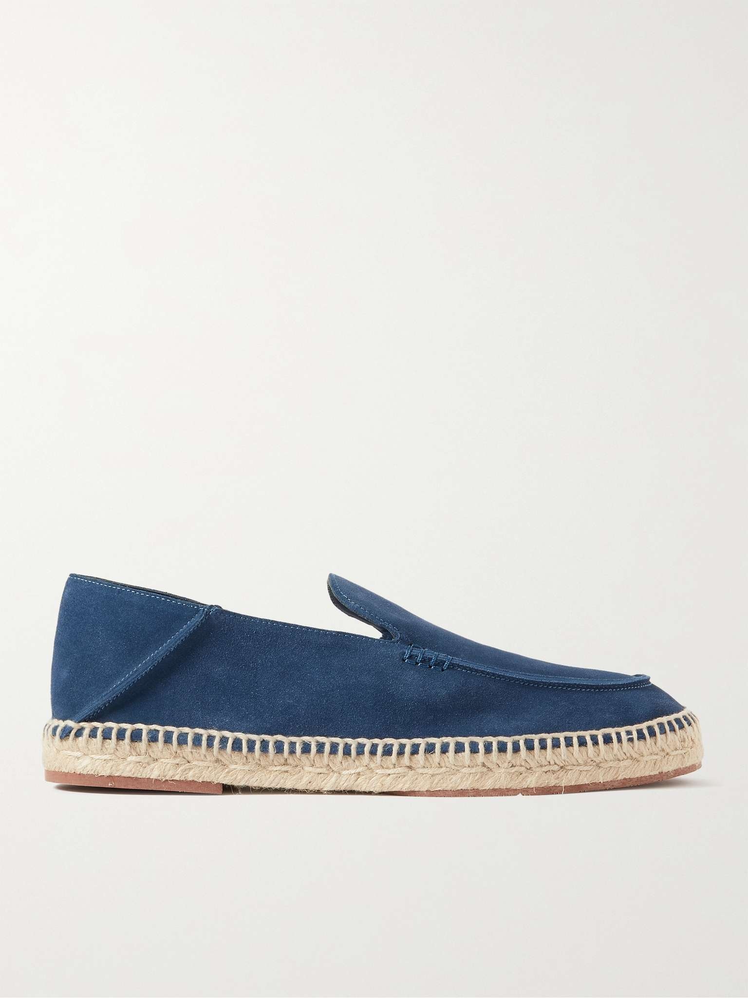 Seaside Walk Collapsible-Heel Suede Espadrilles - 1