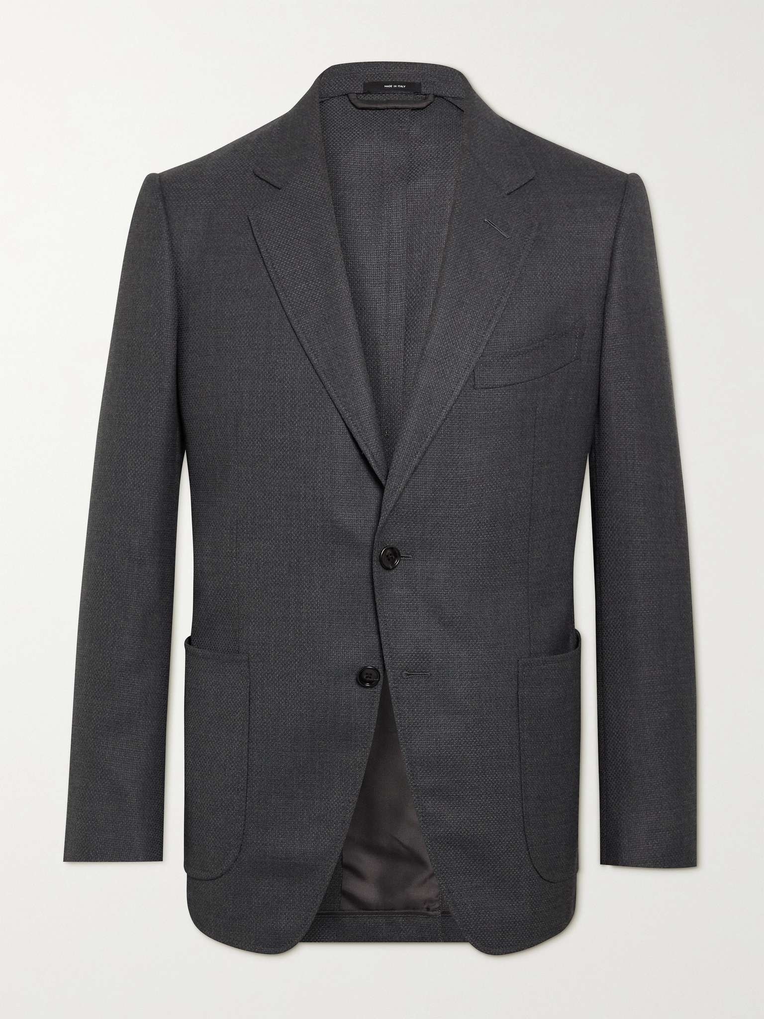 O'Connor Slim-Fit Unstructured Wool-Mesh Blazer - 1