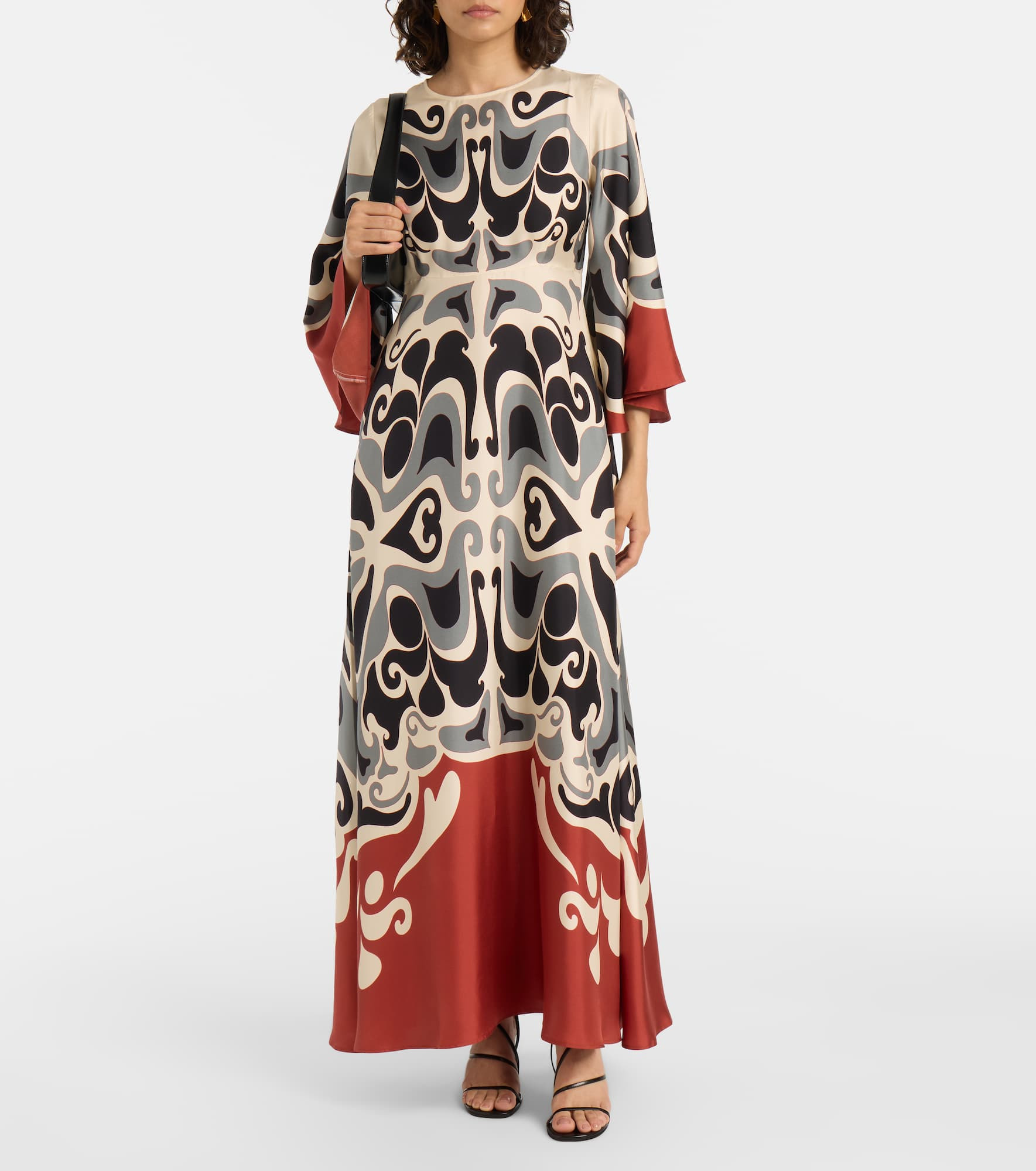 Phoenix Placée silk twill maxi dress - 2