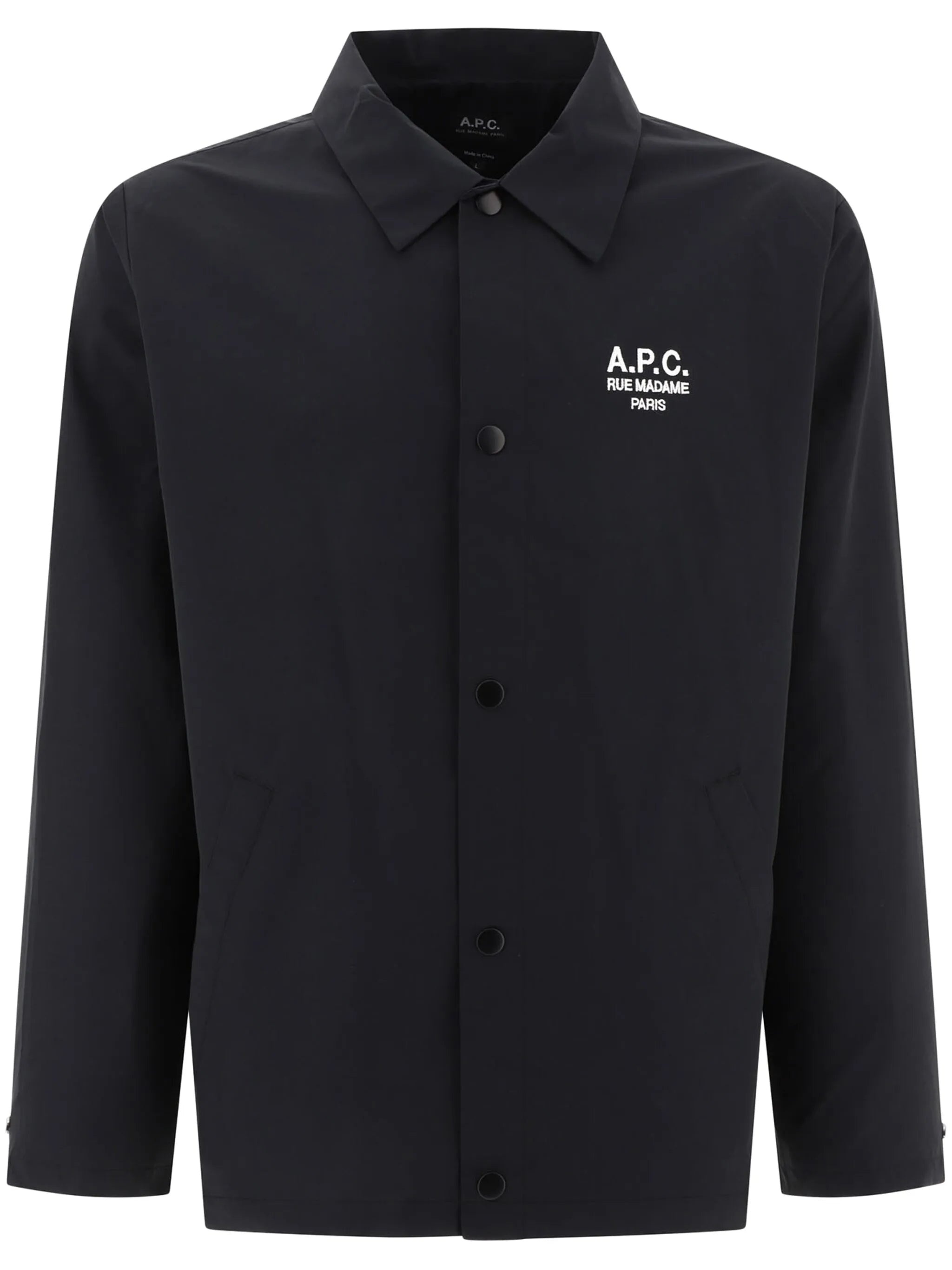 Regis Logo-embroidered Shirt Jacket - 1