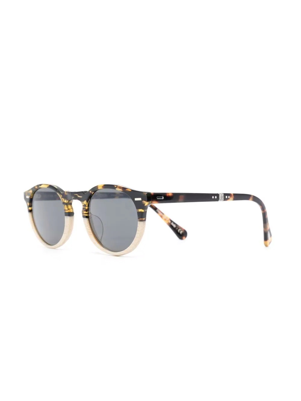 tortoiseshell foldable sunglasses - 2