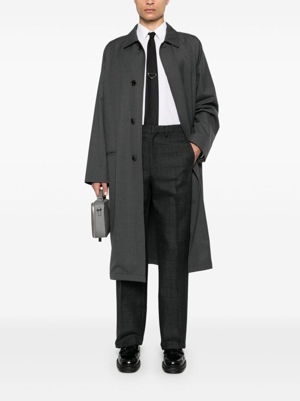 Prada Men Pantalone Principe Di Galles - 3