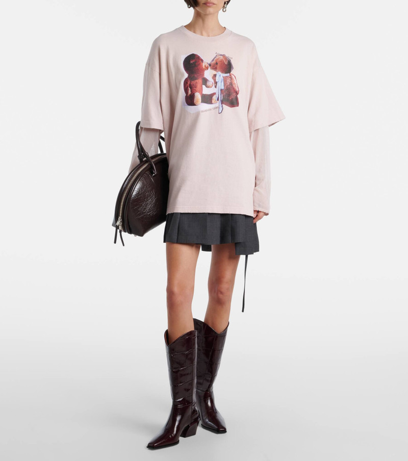 PARIS TEXAS Bettina 25 croc-effect leather cowboy boots outlook