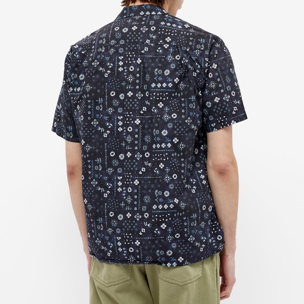 Gitman Vintage Indigo Bandana Camp Collar Shirt - 5