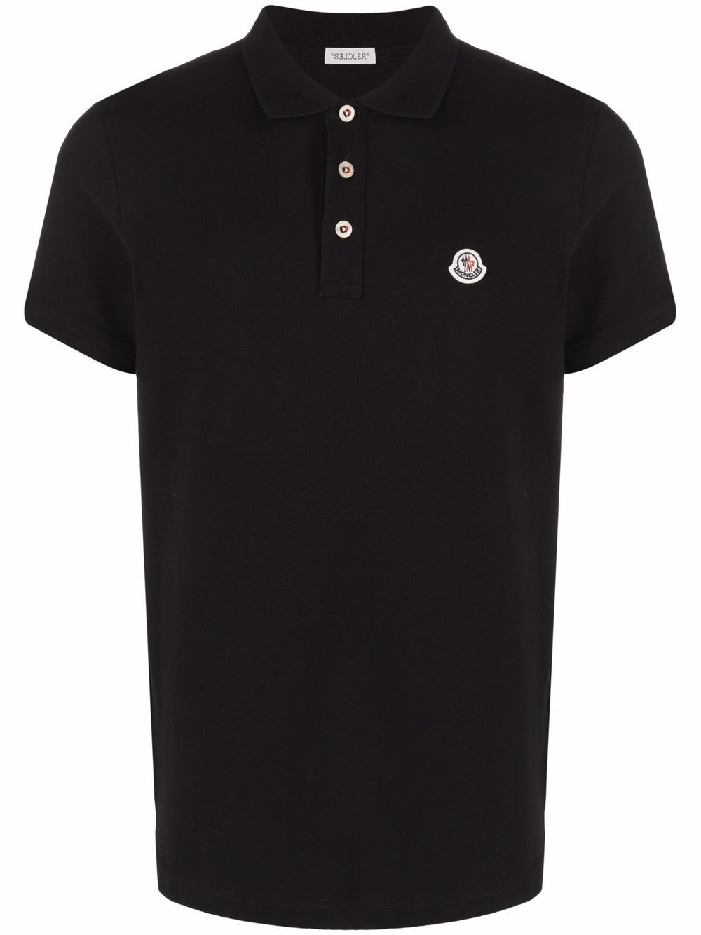 logo-embroidered polo shirt - 1