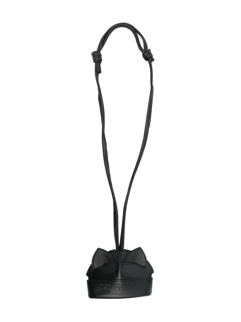 Ears Beanie leather keyring pouch - 1