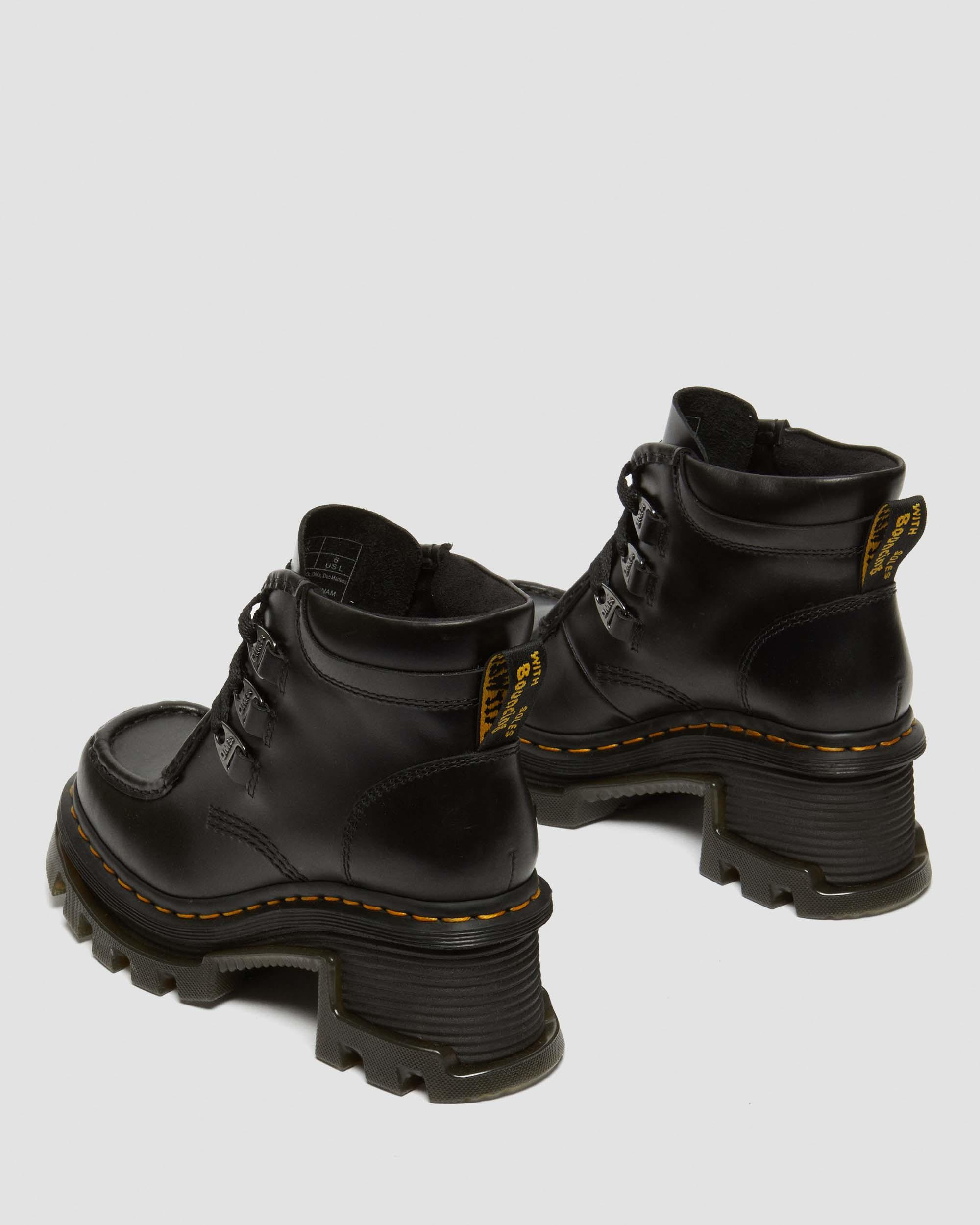 Corran 3-Eye Atlas Leather Heeled Boots - 6