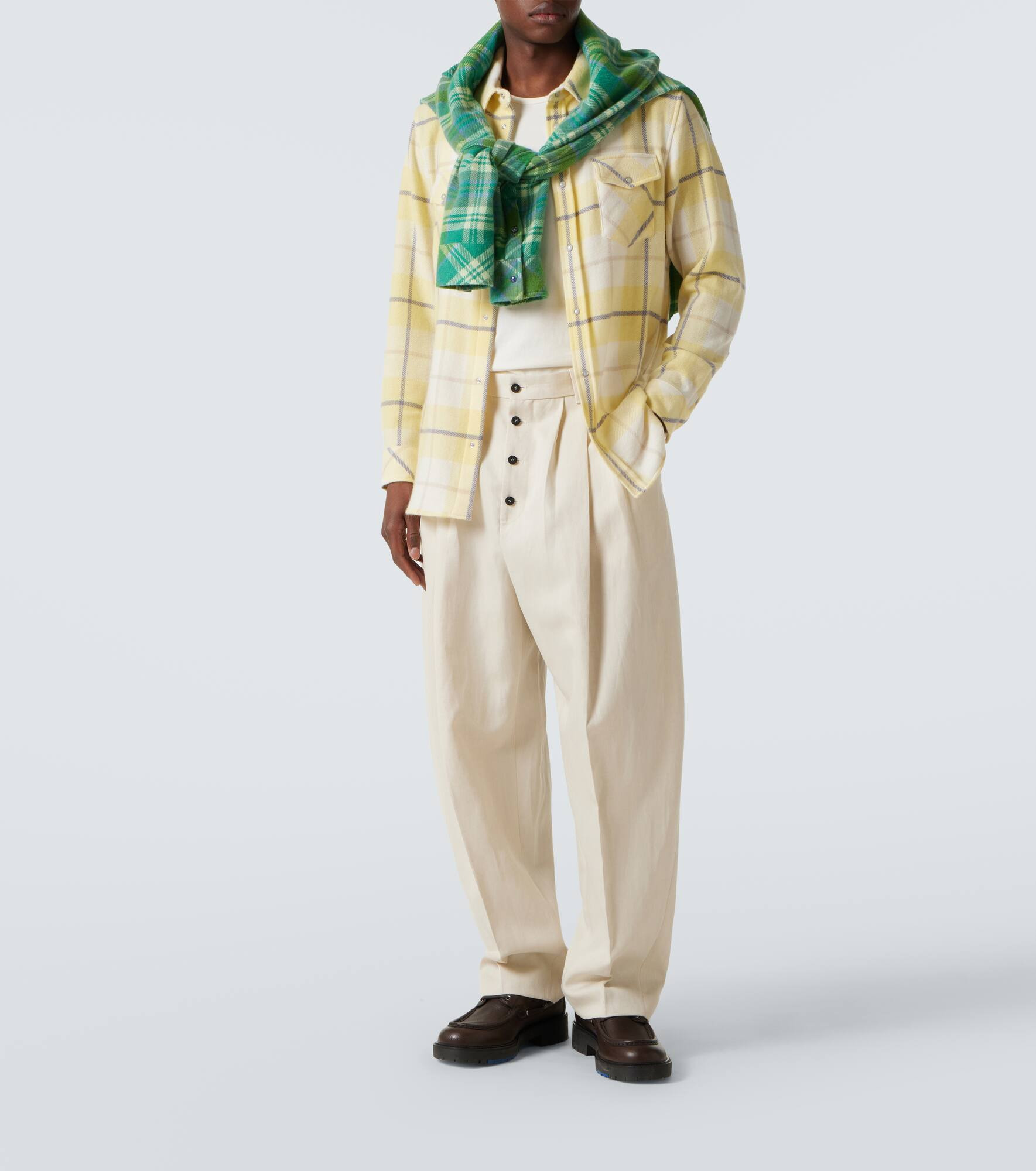 Dreamer plaid cashmere shirt - 2
