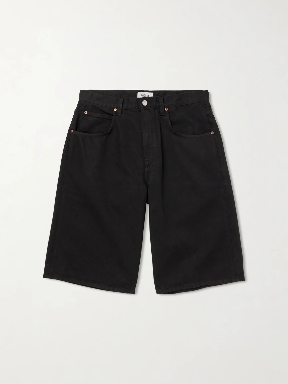 Fusion Straight-Leg Denim Shorts - 1