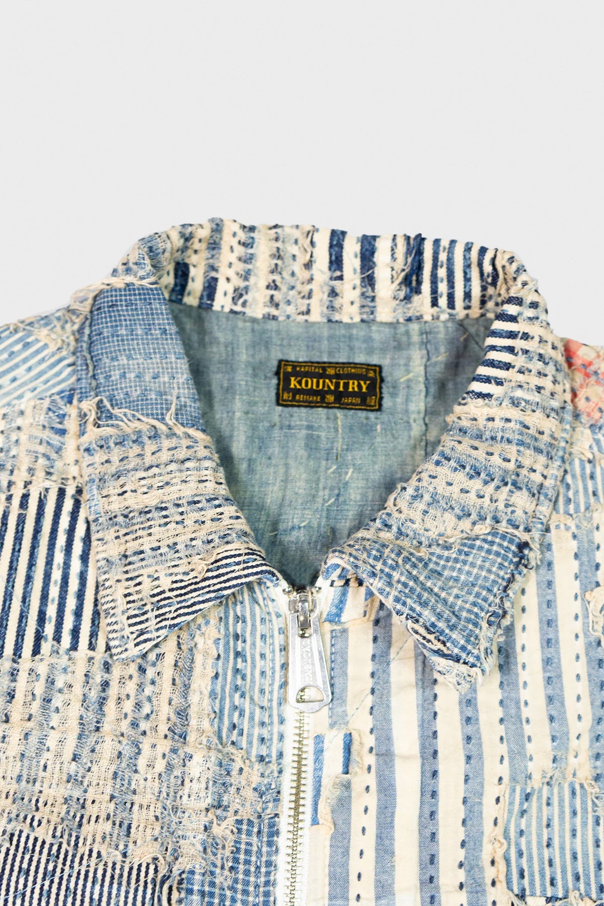 KAPITAL LIBERTY BORO KOUNTRY ヒッコリー 4 Kapital LIBERTY-BORO ZIP UP Blouson - Hickory – BLUE IN