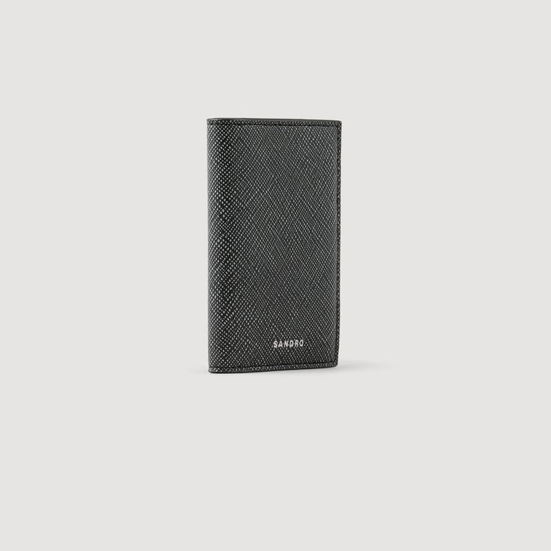 Sandro RECONSTITUTED LEATHER LEATHER WALLET outlook