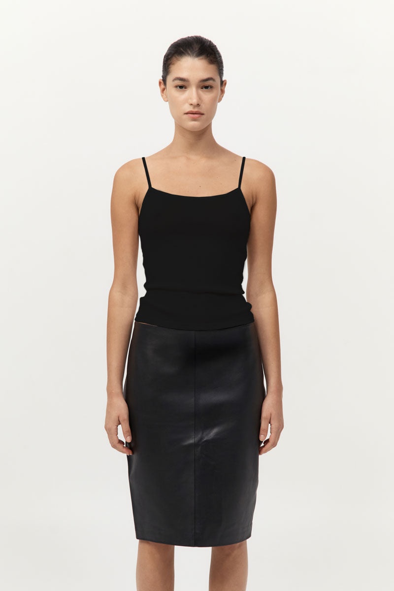 Baby Wool Cami - Black - 2