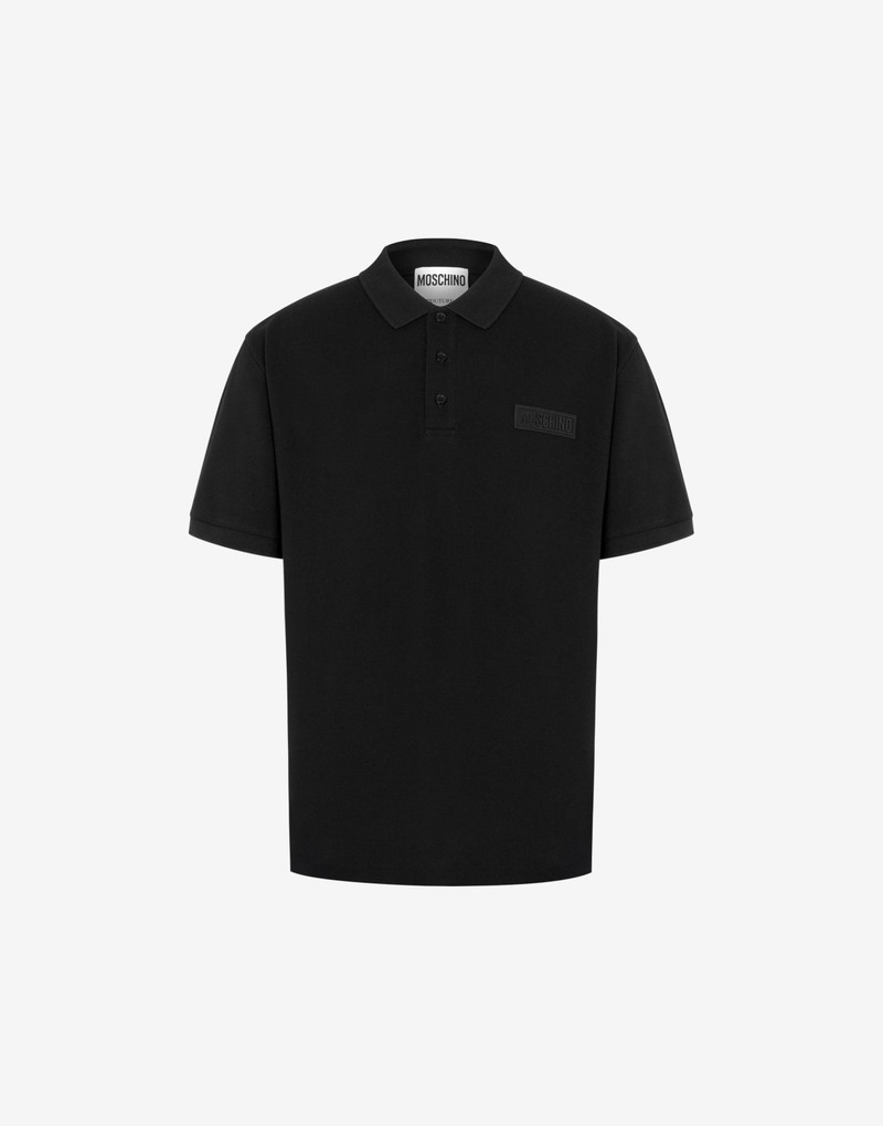 RUBBER LOGO PIQUÉ POLO SHIRT 1