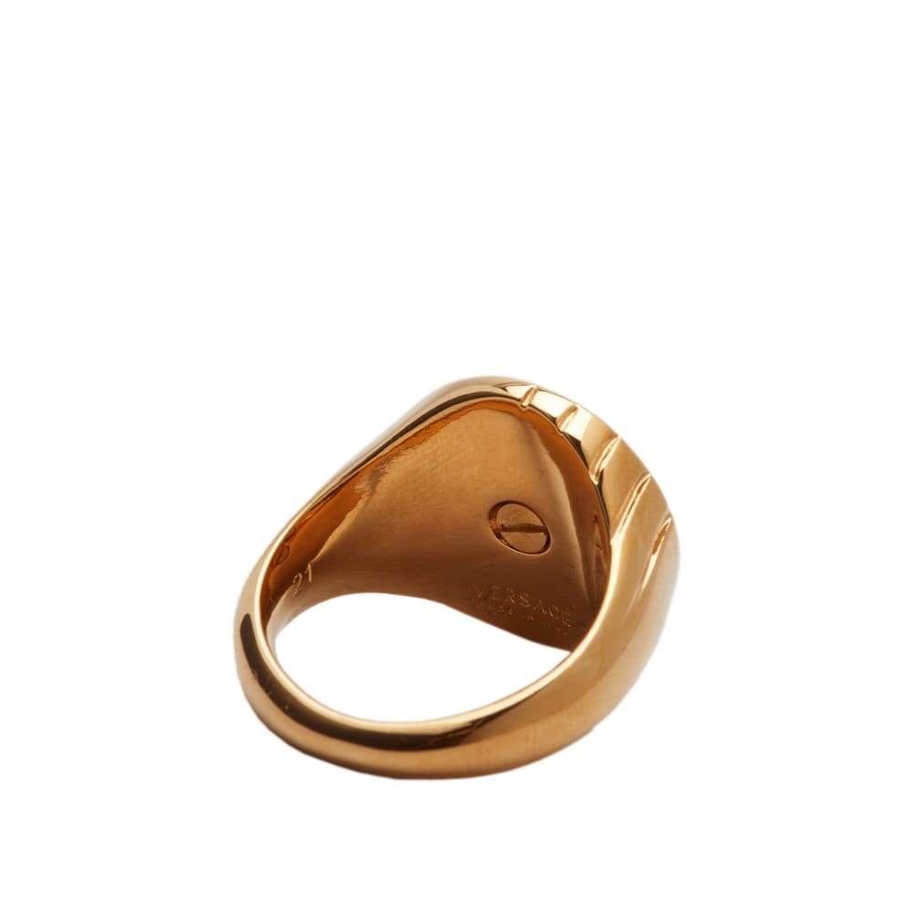 Versace Logo Medusa Signet Ring - 4