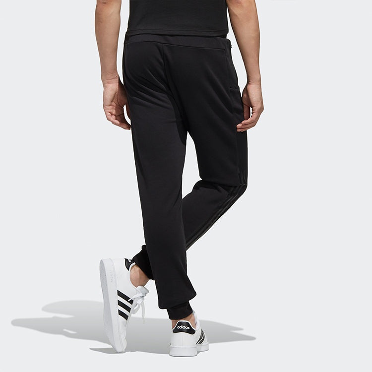 adidas neo M Fav 3s Tp Casual Sports Pants Black EI4466 - 4