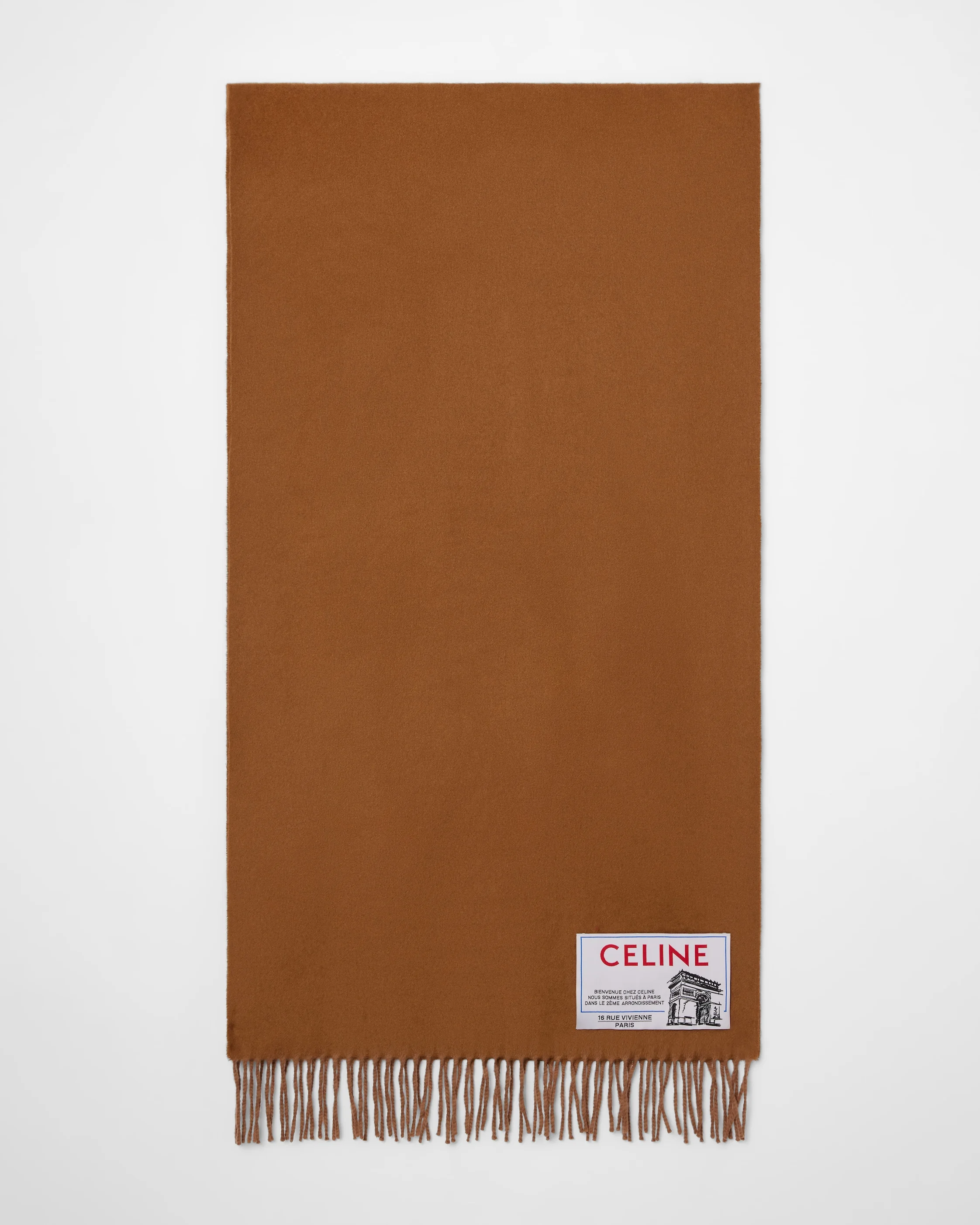 CASHMERE & WOOL SCARF - 1