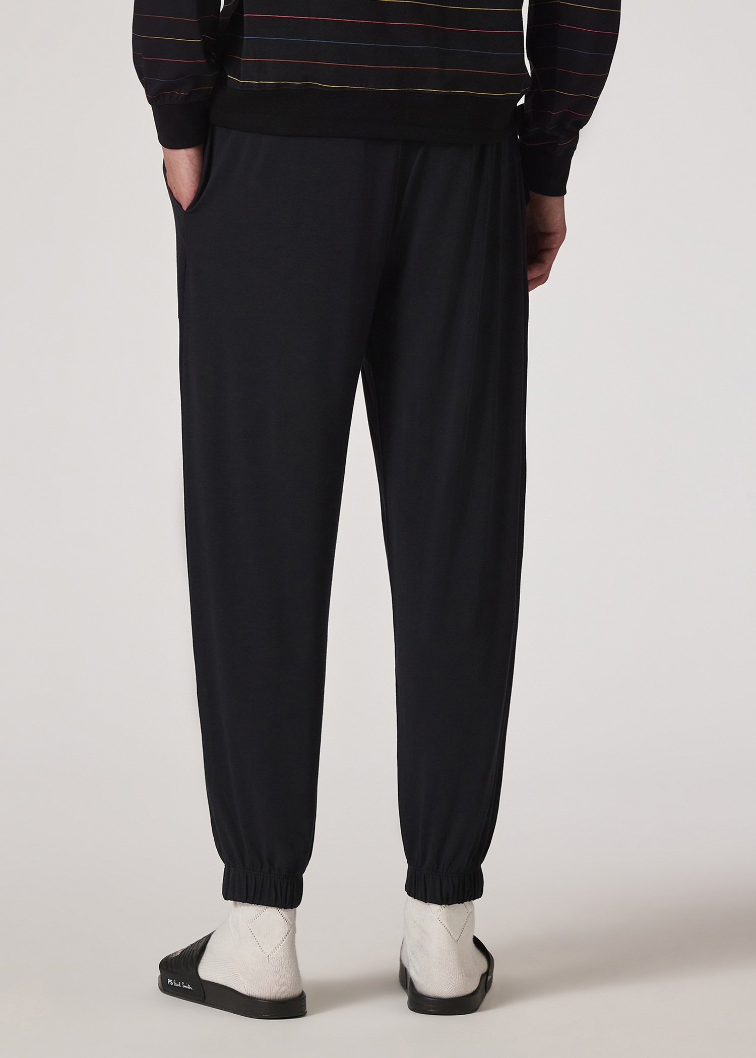 Black Modal-Blend Lounge Pants - 5