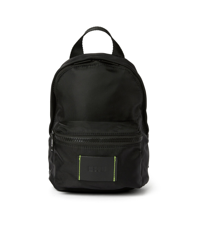MSGM signature nylon mini backpack 1
