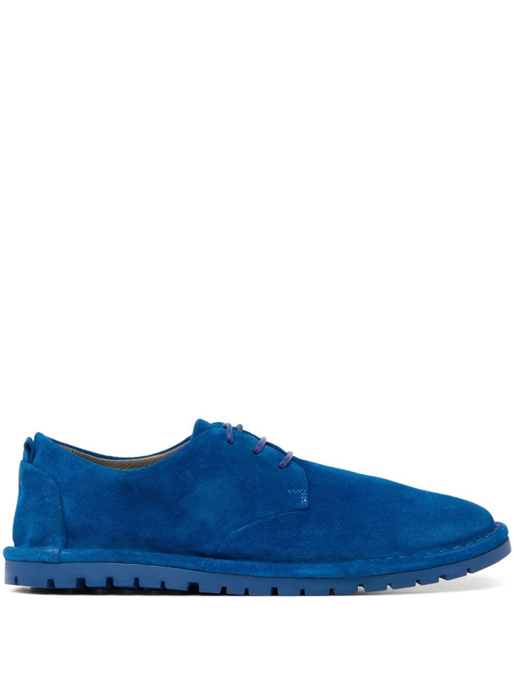 Sancrispa Alta Pomice lace-up suede derby shoes - 1