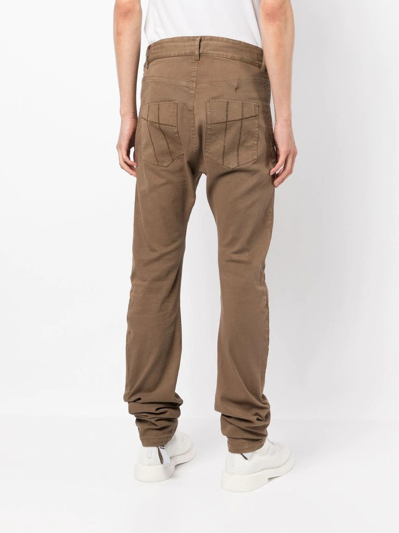 straight-leg off-centre trousers 4