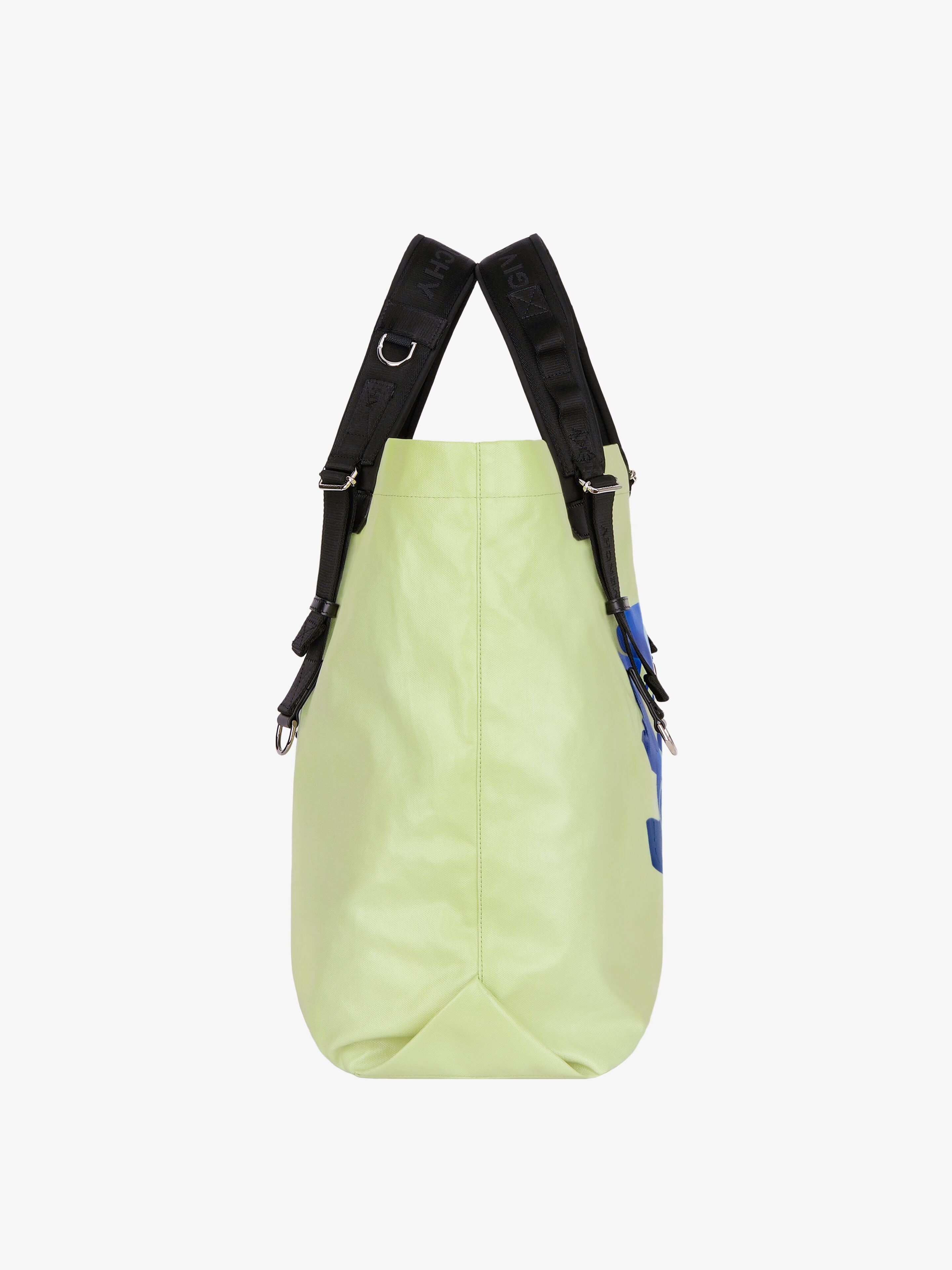 G-SHOPPER XL BAG IN PRINTED COASTED CANVAS WITH SPORTY HANDLES - 3