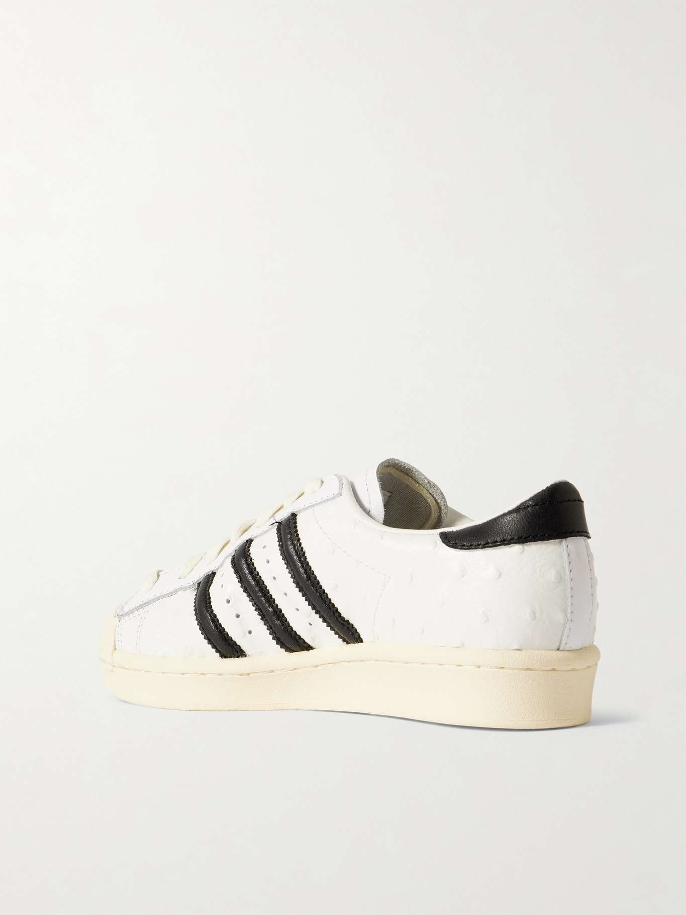 Superstar Vintage ostrich-effect leather sneakers White - 3