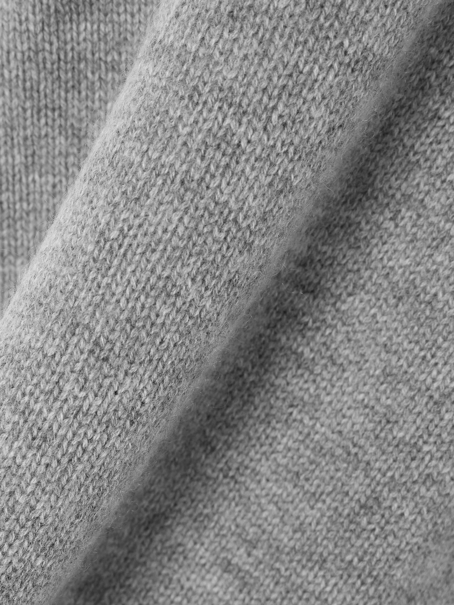 Wool and cashmere-blend sweater Gray - 4