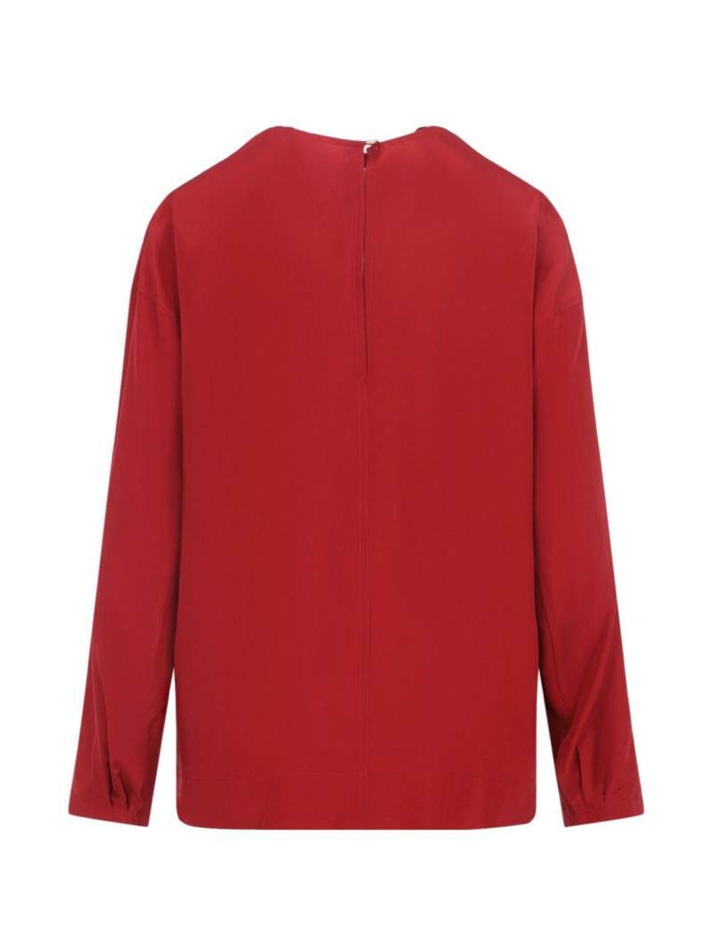 Carven draped v-neck blouse outlook