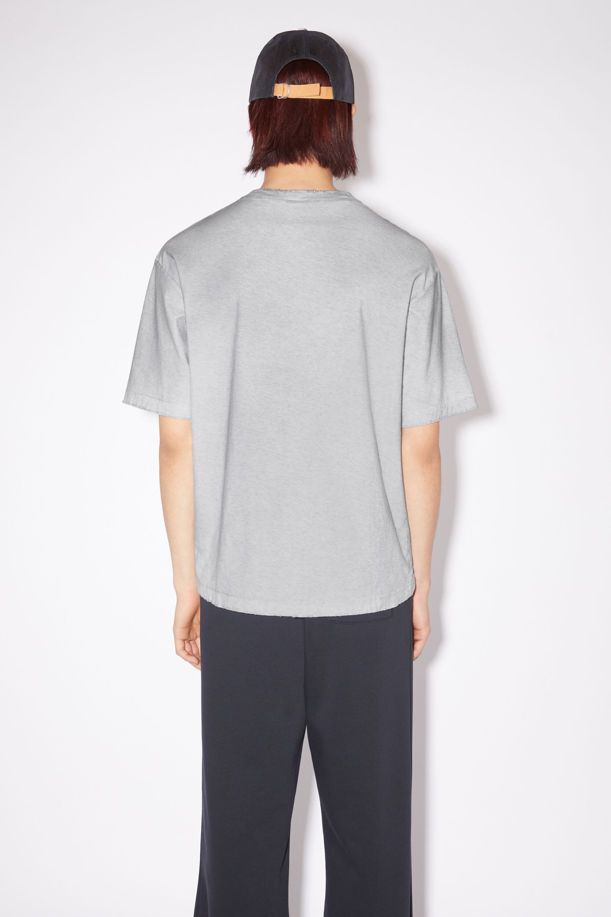 Logo t-shirt - Relaxed fit - Pale Grey Melange - 3