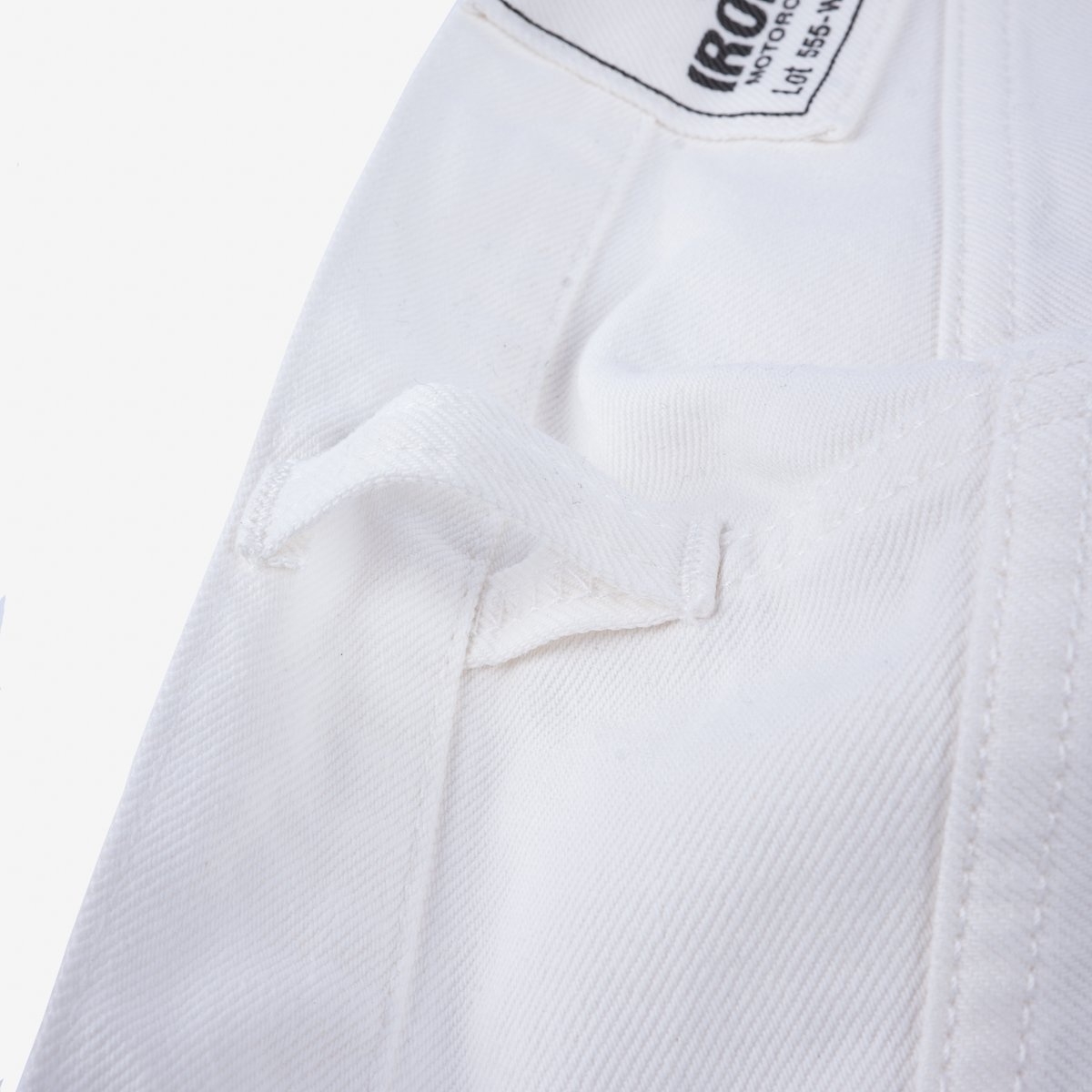 IH-555-WT 13.5oz Denim Super Slim Cut Jeans - White - 12