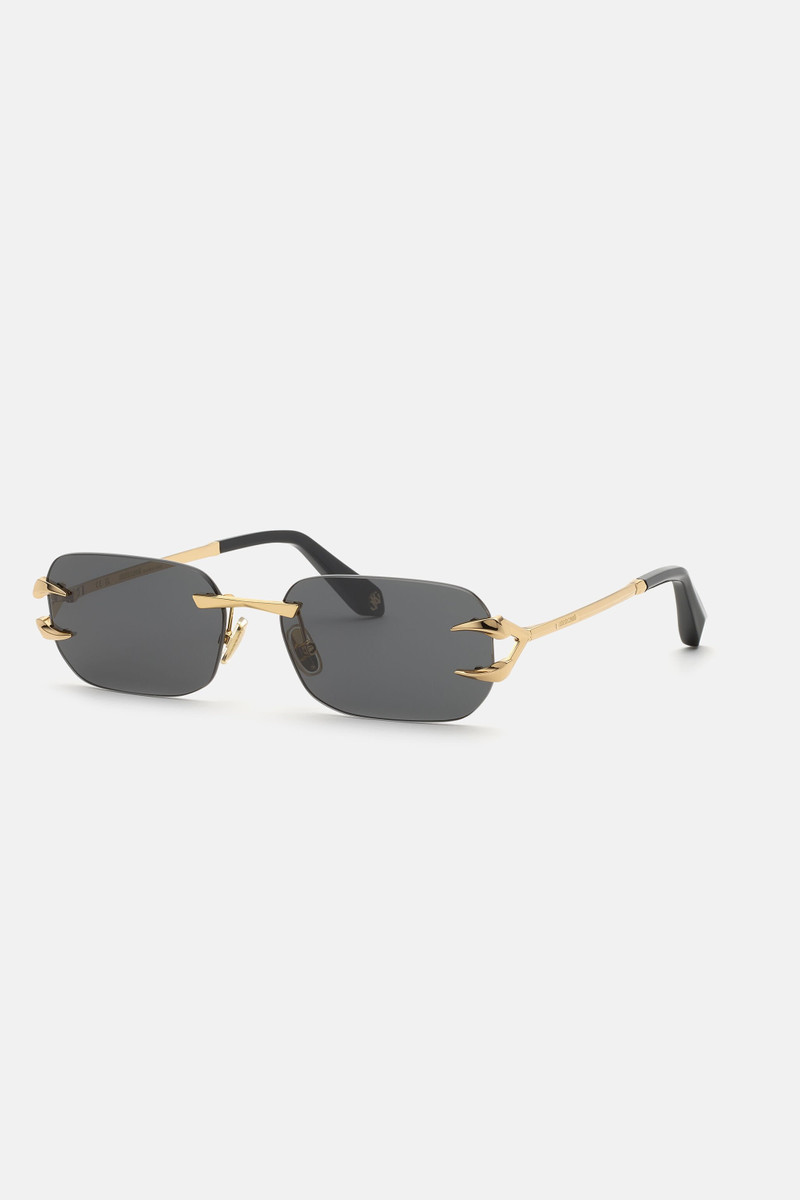 Roberto Cavalli Metal rimless sunglasses outlook