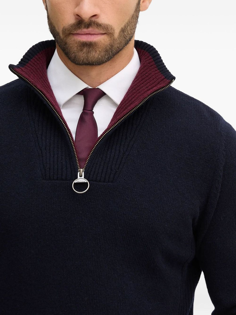 zip collar sweater 4