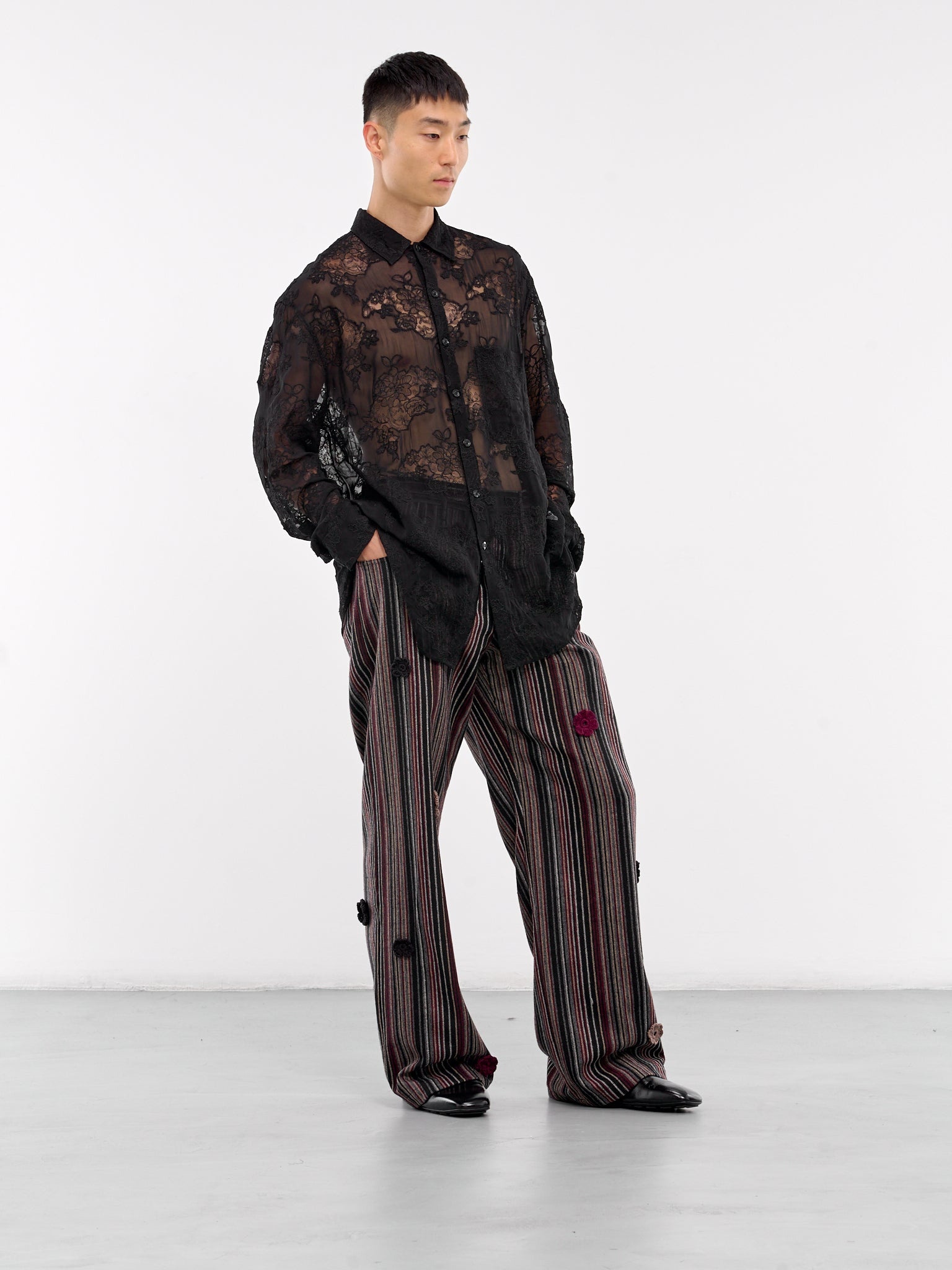 Oversized Sheer Shirt - 6