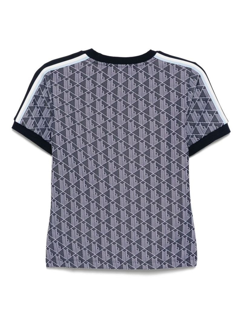 LACOSTE monogram jacquard T-shirt outlook