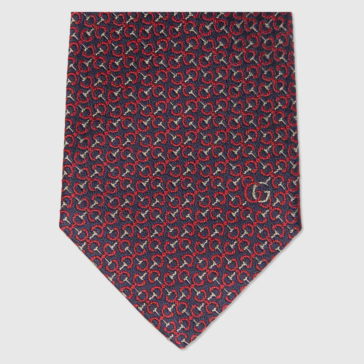 Horsebit silk tie - 3