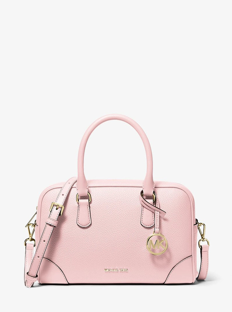Thompson Pebbled Leather Satchel 1