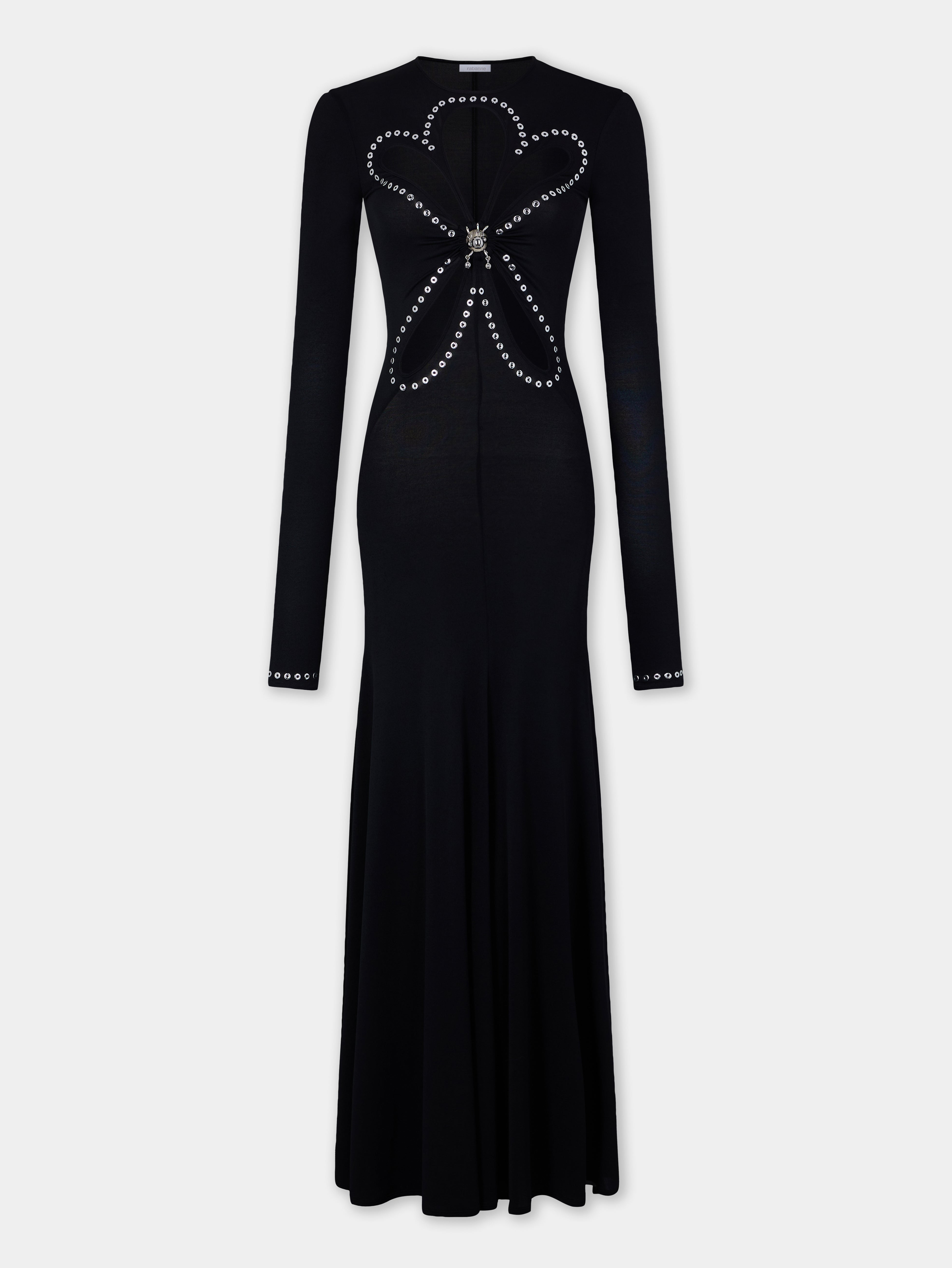 SECOND-SKIN LONG DRESS IN JERSEY - 5