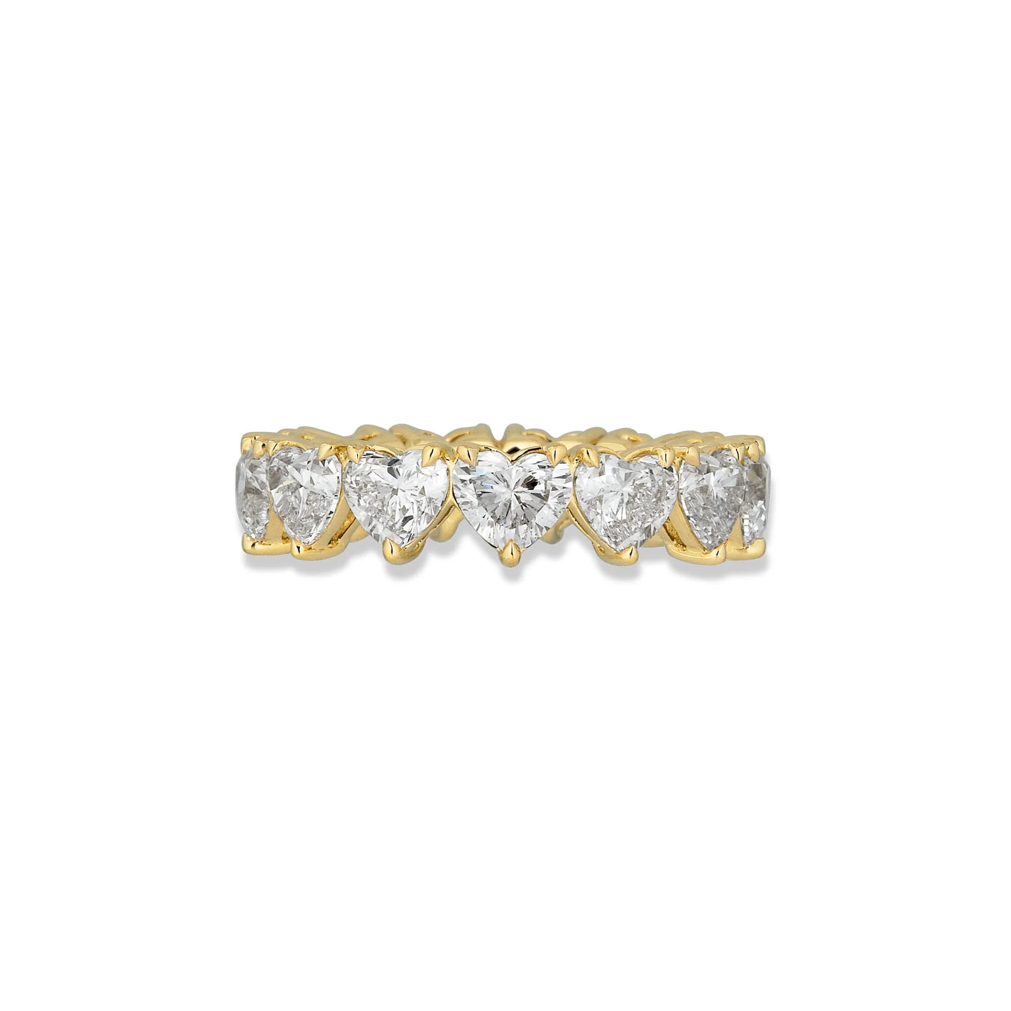 LAB-Created Heart Eternity Band - 1